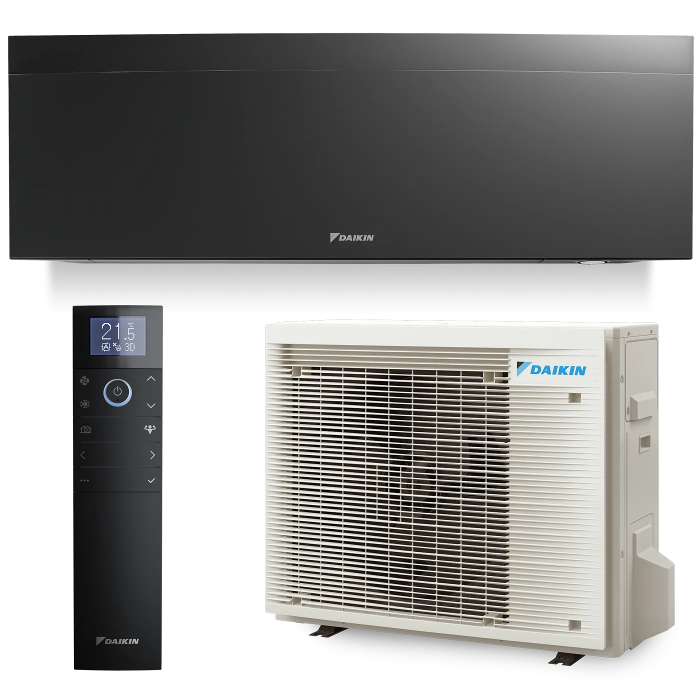 Aparat De Aer Condiționat Daikin Emura 3 Bluevolution FTXJ50AB+RXJ50B Inverter 18000 BTU BLACK