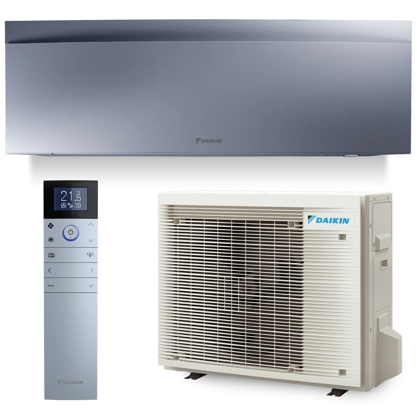 Aparat De Aer Condiționat Daikin Emura 3 Bluevolution FTXJ50AS+RXJ50A Inverter 18000 BTU SILVER