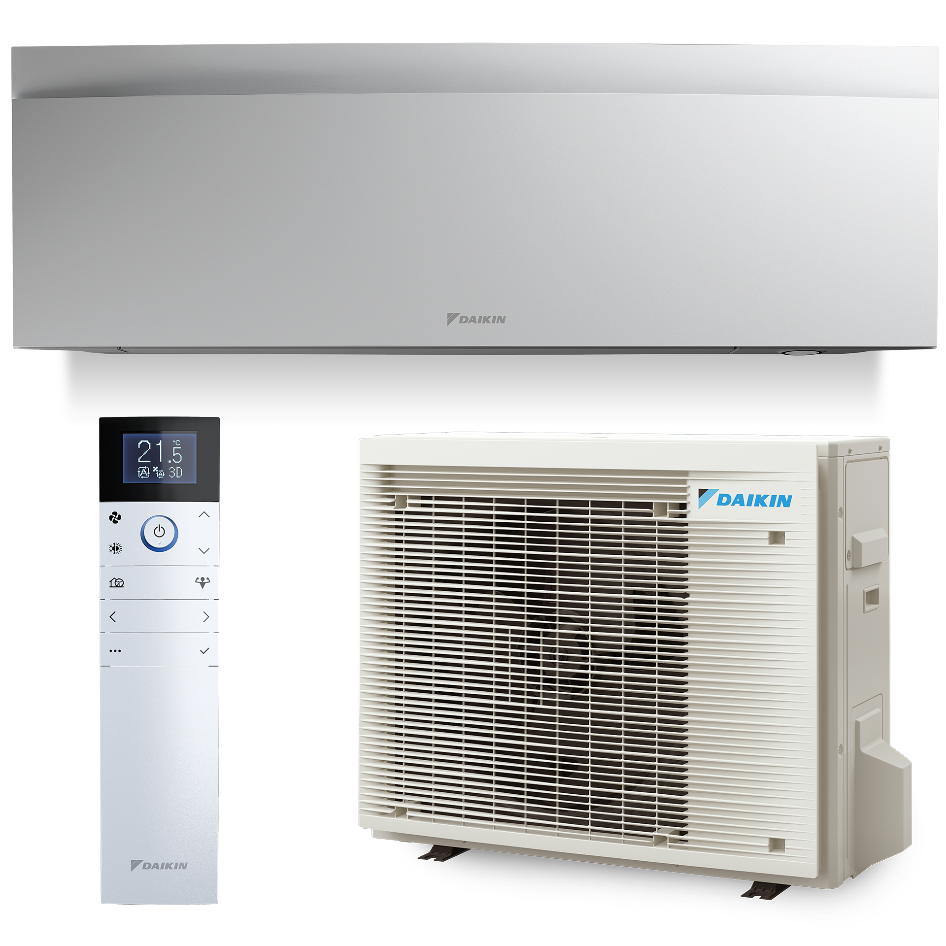 Aparat De Aer Condiționat Daikin Emura 3 Bluevolution FTXJ25AW+RXJ25A Inverter 9000 BTU White