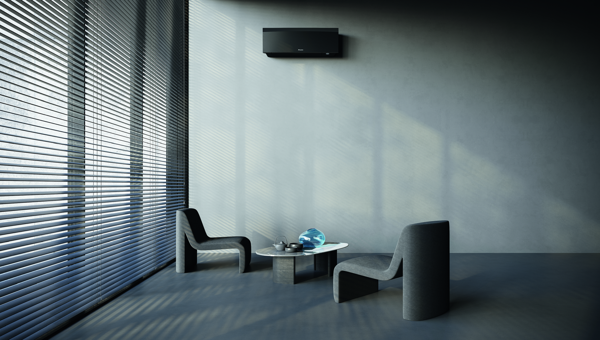 Aparat De Aer Condiționat Daikin Emura 3 Bluevolution FTXJ42AB+RXJ42A Inverter 15000 BTU BLACK