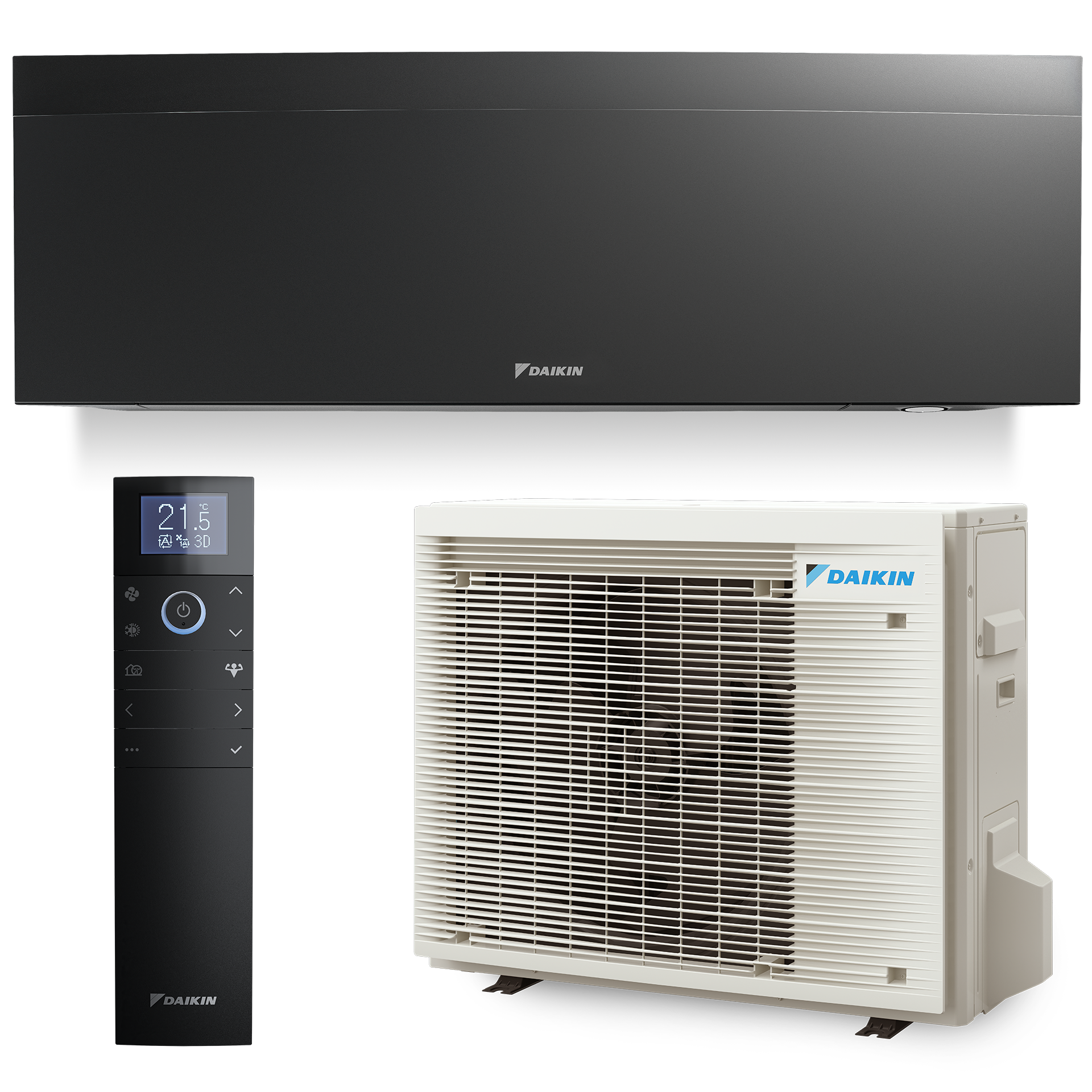 Aparat De Aer Condiționat Daikin Emura 3 Bluevolution FTXJ42AB+RXJ42A Inverter 15000 BTU BLACK
