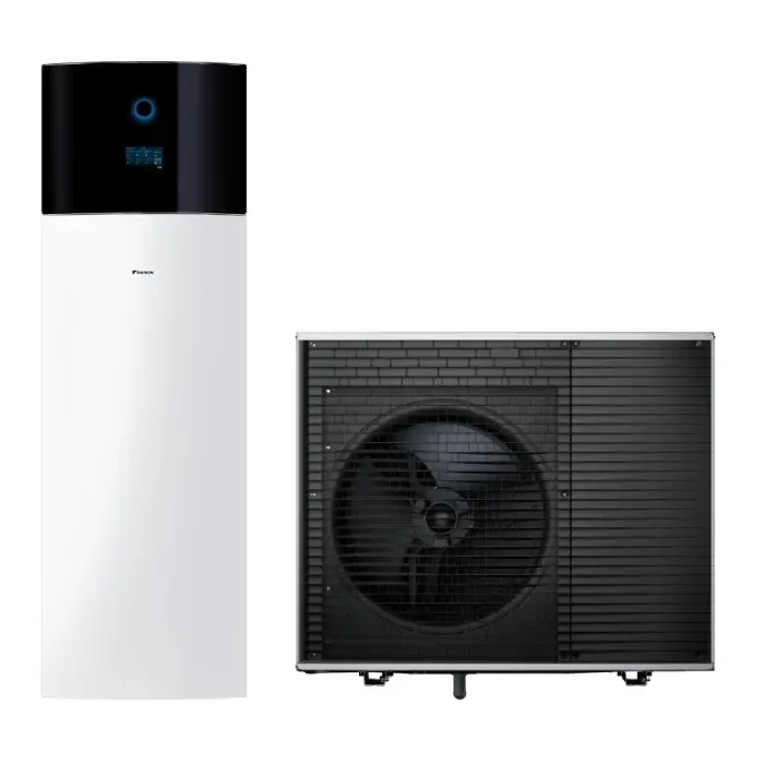 Pompa de caldura Daikin Altherma 4 H ECH2O 14kW bivalenta trifazata pentru incalzire, racire si apa calda menajera EPSXB14P30A+EPSK14AW1 cu rezervor de 300L si incalzitor de rezerva 9kW
